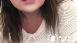 Eating her shit at the park