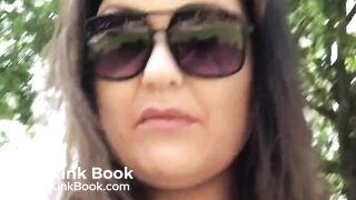 Eating her shit at the park