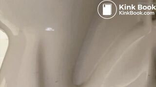 Lots of plops in the toilet