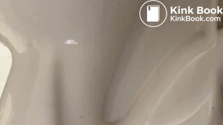 Lots of plops in the toilet