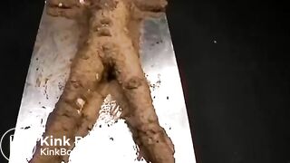 JAV Scat Bondage Covered in shit