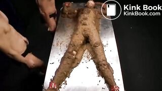 JAV Scat Bondage Covered in shit