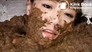 JAV Scat Bondage Covered in shit