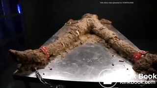 JAV Scat Bondage Covered in shit