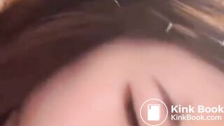 Korean tiktoker shows her shit