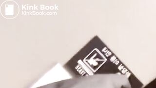 Korean tiktoker shows her shit