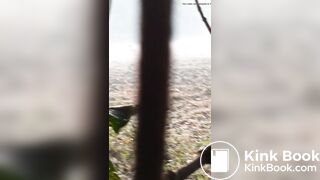 Outdoor desi pee gaand