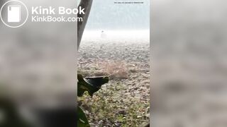 Outdoor desi pee gaand