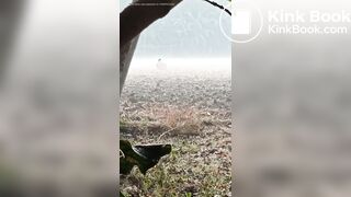 Outdoor desi pee gaand