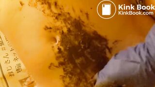 Japanese scat handjob 8