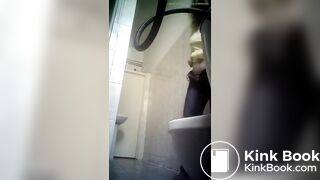 Pooping hard turds - video 3