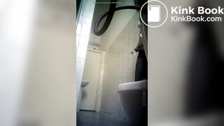 Pooping hard turds - video 3