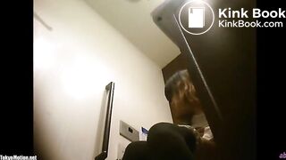 JAPANESE GIRL POOPS AT CAFE TOILET - video 9