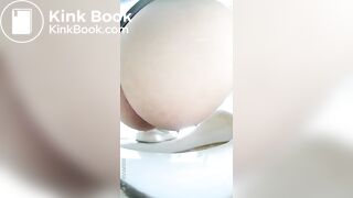 Girl Asian pooping piss toilet.MLL_020