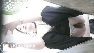 Girls chinese pooping piss toilet.TYT_051