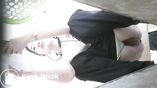 Girls chinese pooping piss toilet.TYT_051