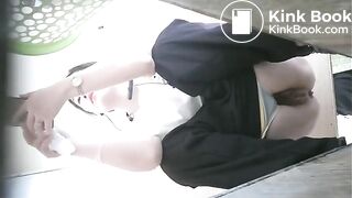 Girls chinese pooping piss toilet.TYT_051