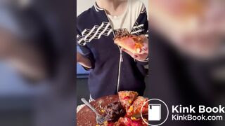 Eating a Pizza with Shit on it