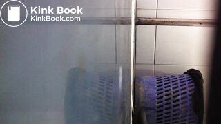 Girl Chinese piss pooping toilet.LLT-027