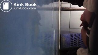 Girl Chinese piss pooping toilet.LLT-027