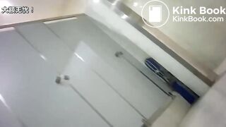 Girl Chinese piss pooping toilet.LLT-012