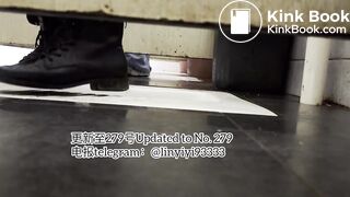 Beautiful girl poops in the toilet 69