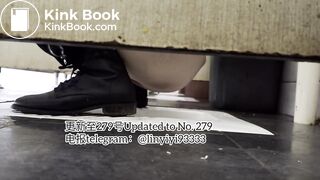 Beautiful girl poops in the toilet 69