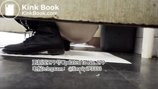 Beautiful girl poops in the toilet 69