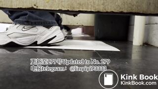 Beautiful girl poops in the toilet 70