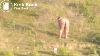 Saree Desi shitting in open field