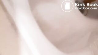 Iranian girl pooping in toilet