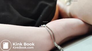 Drunk chinese girl sits on her poop