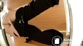 Girl Asian pooping piss toilet.MLL_012