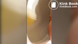 Compilation of a young babe pooping