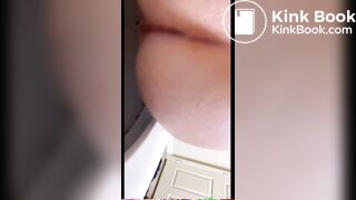 Compilation of a young babe pooping
