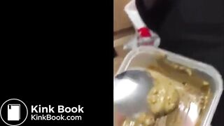 Nerd girl eating shit @@