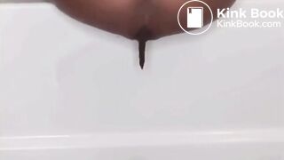 Beautiful Ebony Chick Shitting Compilation.