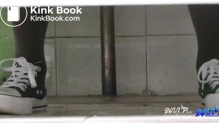 Girl Chinese piss pooping toilet.LLT-028