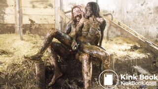 Two Girls One Farm - Kaitlyn Katsaros Lyndra Lynn cowshit sex