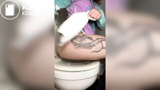 Poop, wipe, and show