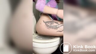 Poop, wipe, and show