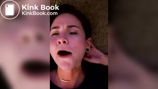 Cute girl chews & swallows all of her master's shit