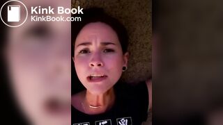 Cute girl chews & swallows all of her master's shit