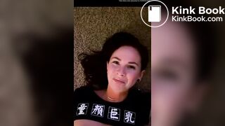Cute girl chews & swallows all of her master's shit