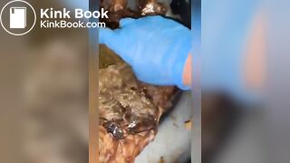 Rotten Portapotty shit eating by demand