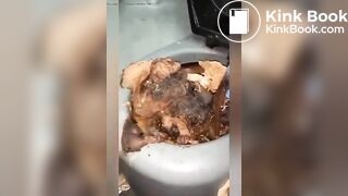 Rotten Portapotty shit eating by demand