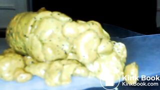 White bitch drop the world most beautiful poop ever!!