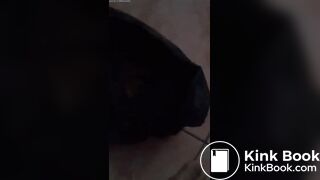 A little shit eater in her bedroom