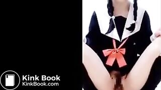 japanese girl poop selfie - video 4