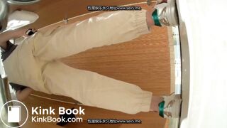 Girls asian pooping piss toilet.MML_014